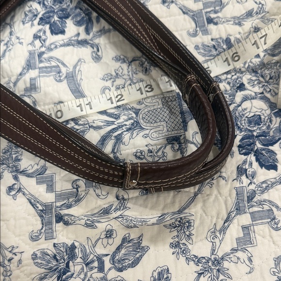 Coach Chocolate Brown Leather Tote with Gold Accents - Picture 10 of 12